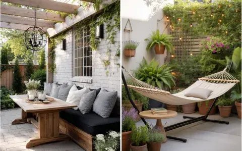 Ni mesa ni reposera: 5 ideas tendencia para tu mini patio o balcón