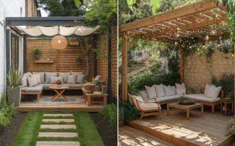 Mini patios con decks: cómo transformar espacios chicos en refugios soñados