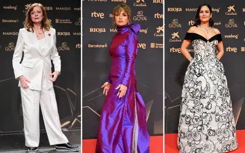 De Dolores Fonzi a Susan Sarandon, los looks en la alfombra roja de los Premios Goya 2026