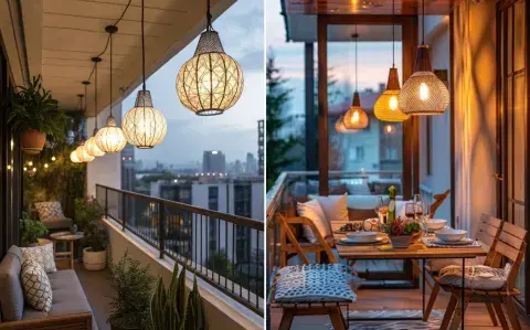 Lámparas para el balcón: las mejores opciones para iluminar espacios exteriores
