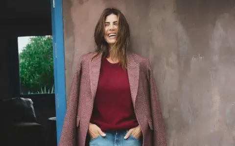 Juliana Awada con un look de invierno atemporal y super chic