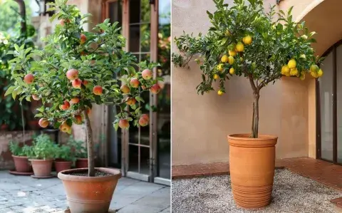 Patios con frutales: ideas para cultivarlos en macetas