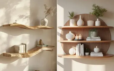 Adiós a la repisa recta: la tendencia que se impone en 2026 en decoración