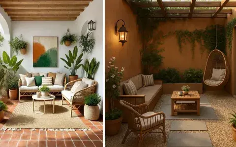 Patios de media estación: ideas para convertirlos en un espacio confortable todo el año