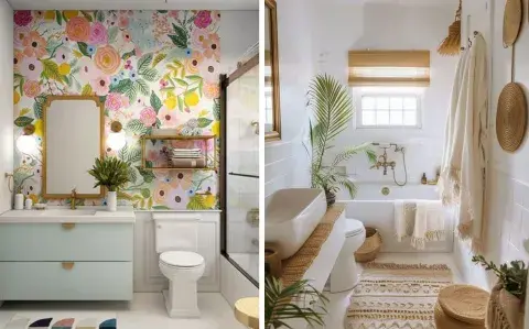 Ni azulejos ni pintura: 5 tendencias para renovar tu baño sin entrar en obra