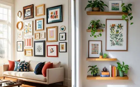Adiós a las paredes vacías: 5 ideas para decorarlas sin gastar de más Adiós a las paredes vacías: 5 ideas para decorarlas sin gastar de más