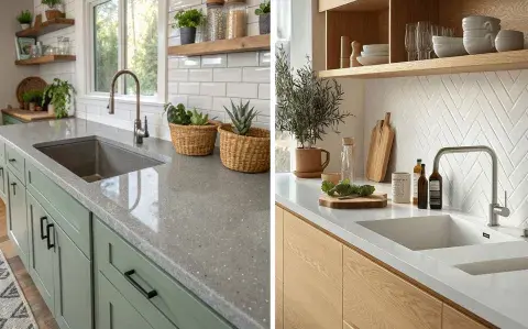 Adiós a la mesada de mármol y granito: la alternativa práctica que será furor en 2026