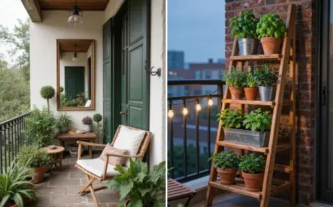 Sin obras ni gastar mucho: transformá tu balcón pequeño en un rincón soñado