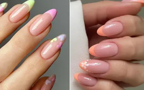10 diseños de manicura francesa en colores pastel 10 diseños de manicura francesa en colores pastel