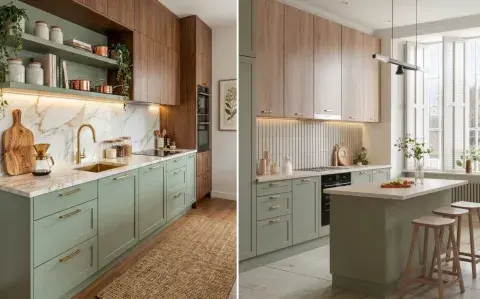 Cocinas verdes: la tendencia que transforma el corazón del hogar (y eleva cualquier espacio)