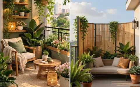 Sin reformas: 7 ideas simples para crear un balcón más íntimo Sin reformas: 7 ideas simples para crear un balcón más íntimo