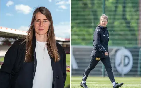 Quién es Marie-Louise Eta, la primera mujer en dirigir en una liga europea Quién es Marie-Louise Eta, la primera mujer en dirigir en una liga europea