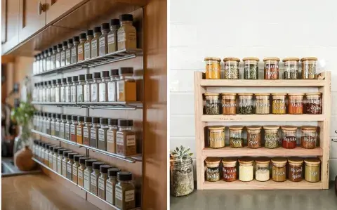 Los frascos sueltos no van más: la forma de organizar los condimentos en la cocina