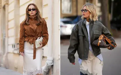 Vestido lencero en otoño: el clásico noventoso que vuelve a ser protagonista