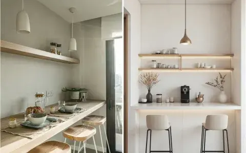 Desayunadores reducidos: 8 ideas para lograr un espacio funcional y agradable