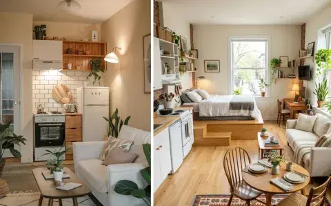 Monoambientes modernos: claves deco para sumar calidez, orden y amplitud visual
