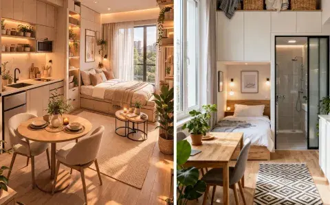 Departamentos tiny: cómo aprovechar al máximo el espacio y decorarlos con onda Departamentos tiny: cómo aprovechar al máximo el espacio y decorarlos con onda