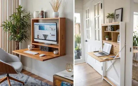 Adiós a los escritorios clásicos: la tendencia 2026 que ahorra espacio y transforma el home office Adiós a los escritorios clásicos: la tendencia 2026 que ahorra espacio y transforma el home office