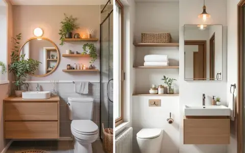 Tiny bathrooms: 7 ideas deco para que tu baño parezca más grande y moderno Tiny bathrooms: 7 ideas deco para que tu baño parezca más grande y moderno