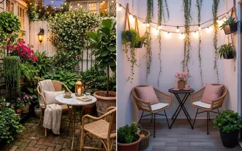 Patios tiny: ideas simples para transformar pocos metros en un refugio otoñal Patios tiny: ideas simples para transformar pocos metros en un refugio otoñal