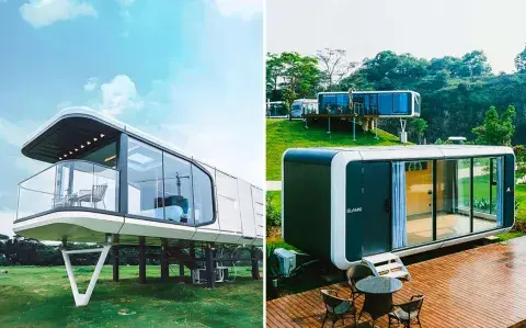 Glamni tiny houses: así funcionan las casas cápsula chinas que son furor
