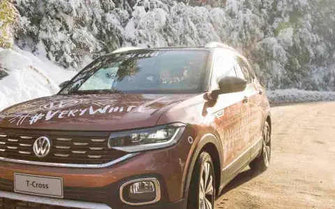 Nieve sobre ruedas. La divertida propuesta de Volkswagen en Cerro Bayo