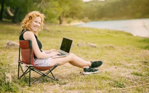 Trabajo remoto. "Conocí nuevos amigos que, como yo, estaban viajando y trabajando"