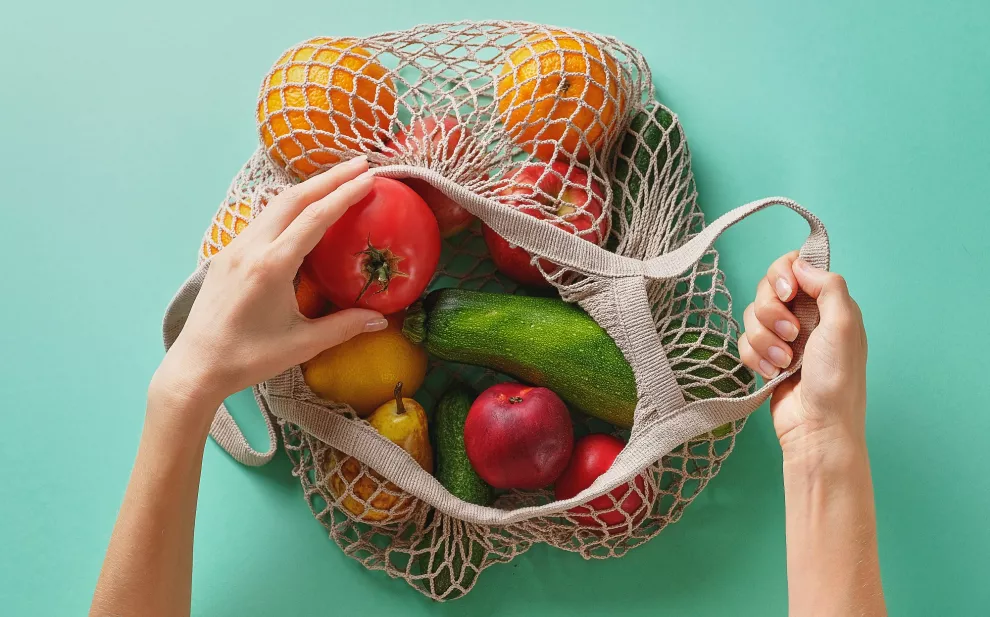 8 bolsones para comprar verduras y frutas más sustentables