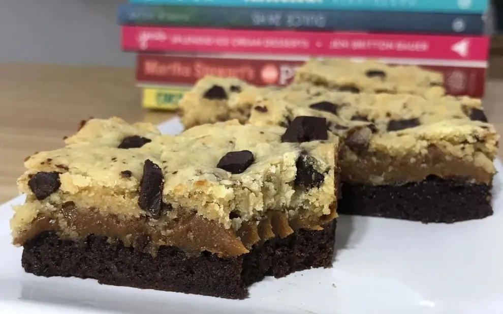 La receta de Valu Ramallo de los brookies: una fusión entre brownie y cookie.
