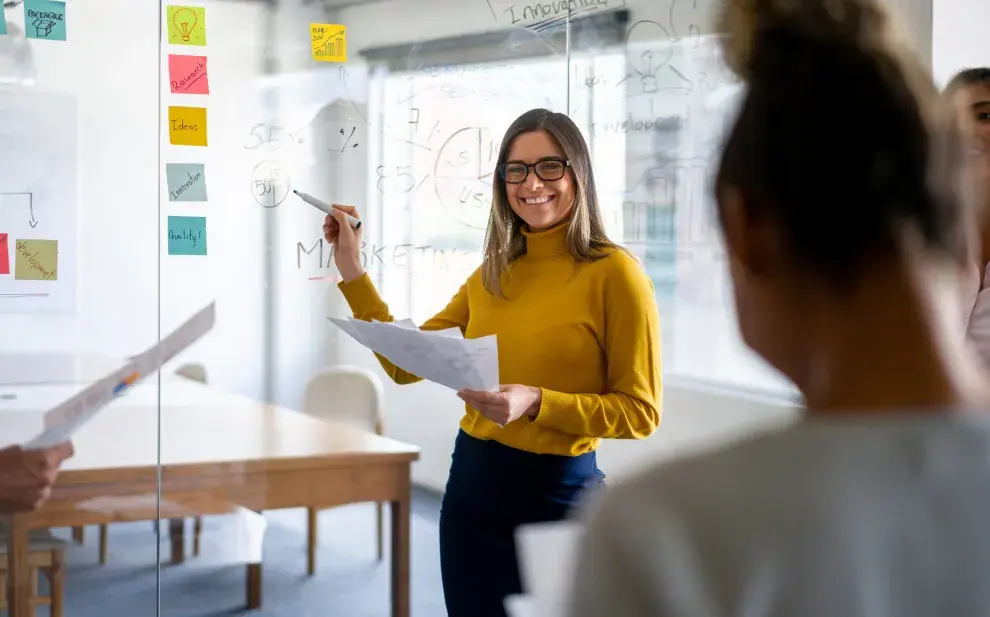 mujer empresaria lider