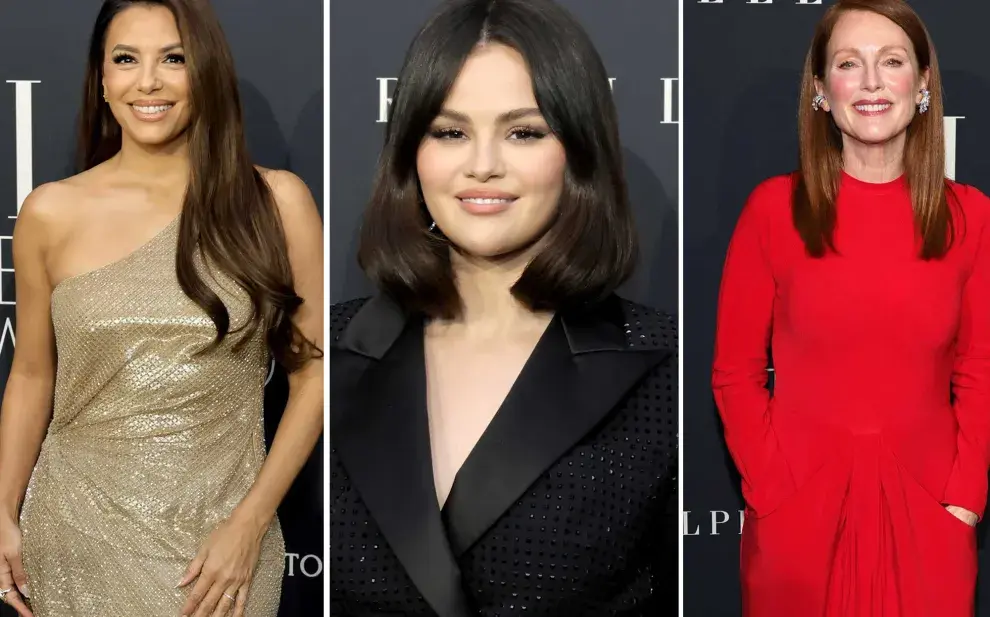 Eva Longoria, Selena Gomez y Julianne Moore en la red carpet