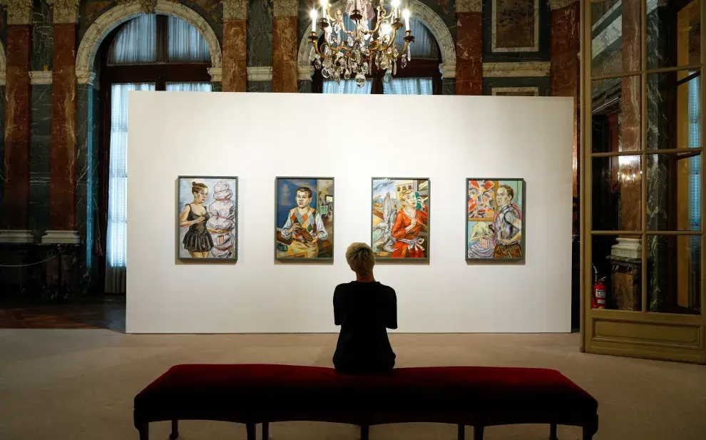 Obras contemporáneas en un entorno tradicional: Vecino expone en el Museo Nacional de Arte Decorativo.