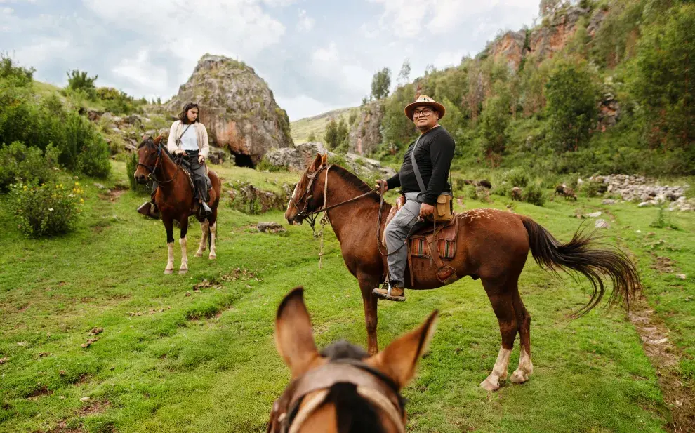 Cabalgatas entre los templos Incas en Peru