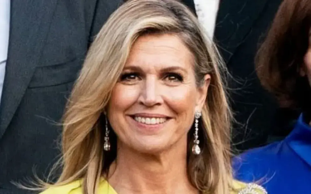 Máxima Zorreguieta con look verde lima en la cumbre de la OTAN