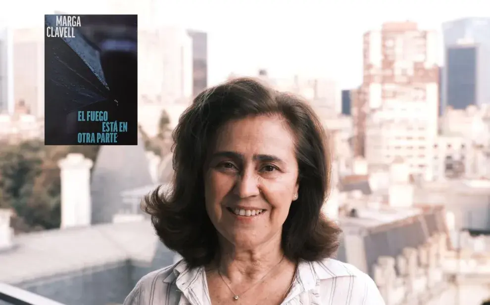 El fuego está en otra parte, la primera novela de Marga Clavell (Ediciones Corregidor)