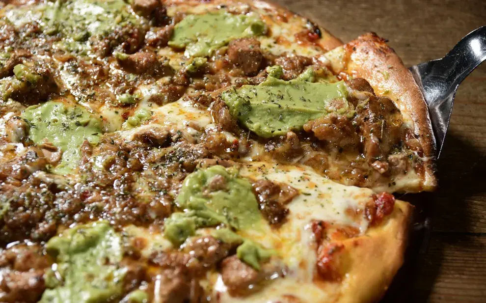 pizza con palta
