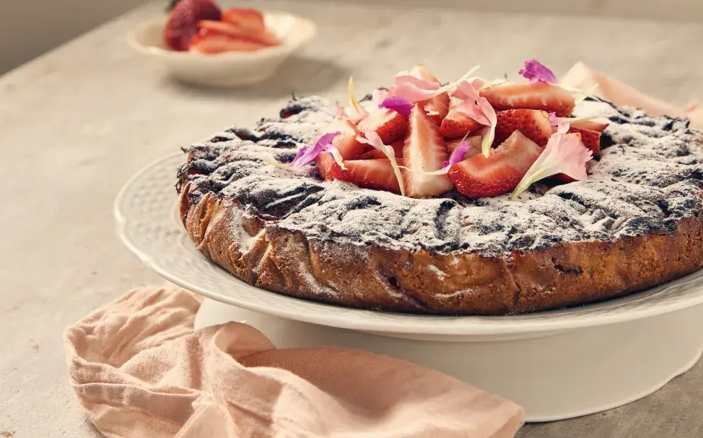 Tarta de frutillas de la chef polaca Marta Wajda: una receta heredada de su abuela