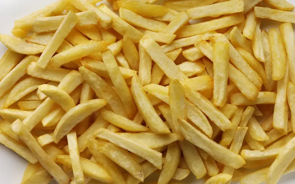 Papas fritas bien crocantes