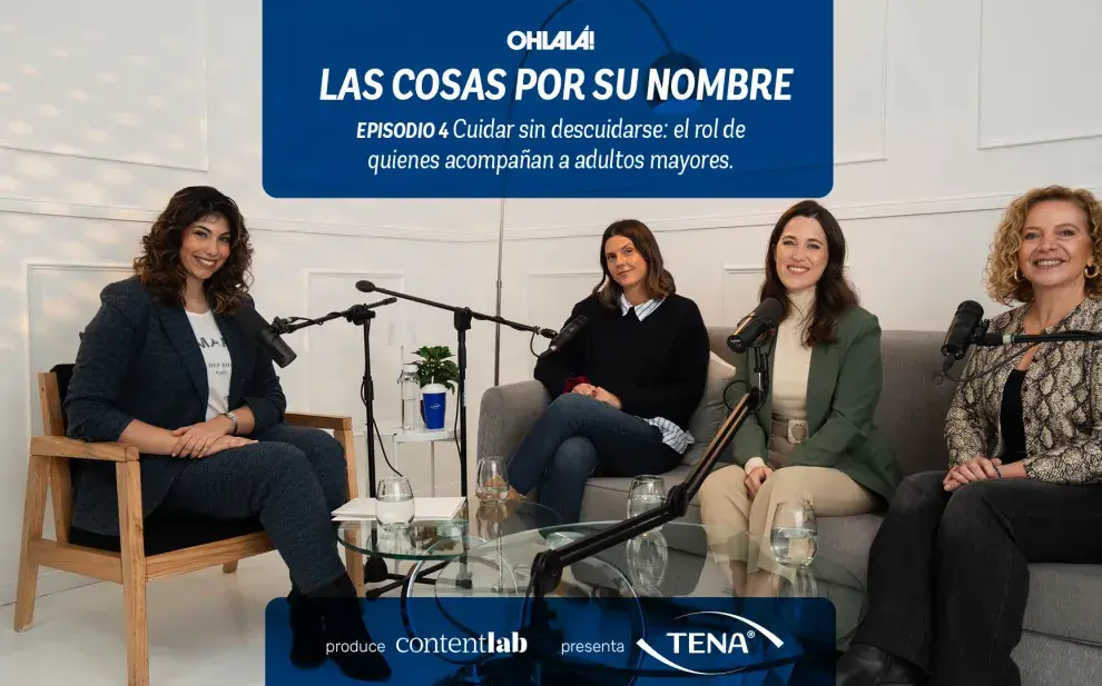 Maia Glantz, Vicky Gils, Agus Vissani y Pata Liberati conversaron en este episodio sobre la importancia de cuidarnos a nosotras mismas mientras cuidamos a otros. Compartieron experiencias y consejos para quiénes están atravesando una situación similar.
