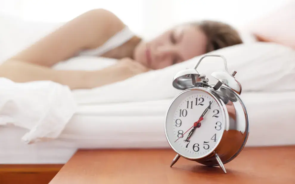 Mujer duerme
