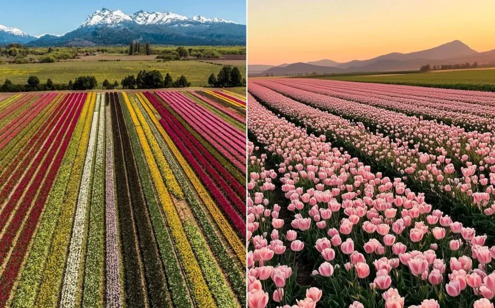 Campo de tulipanes de Trevelin: cómo llegar y disfrutar de esta belleza natural