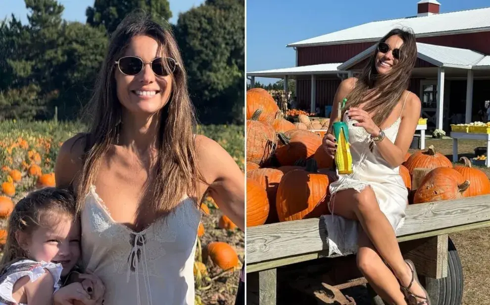 Pampita en Nueva york: la prenda tendencia, perfecta para el verano, que lució en un paseo con sus hijos 