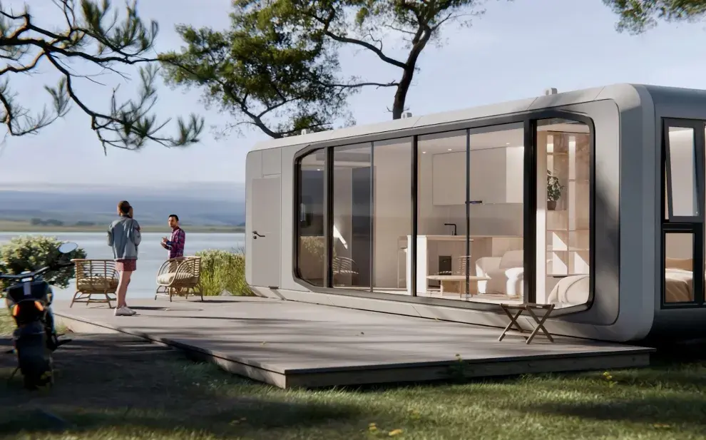 Tiny houses: así son las mini casas cápsula que se instalan en solo dos horas