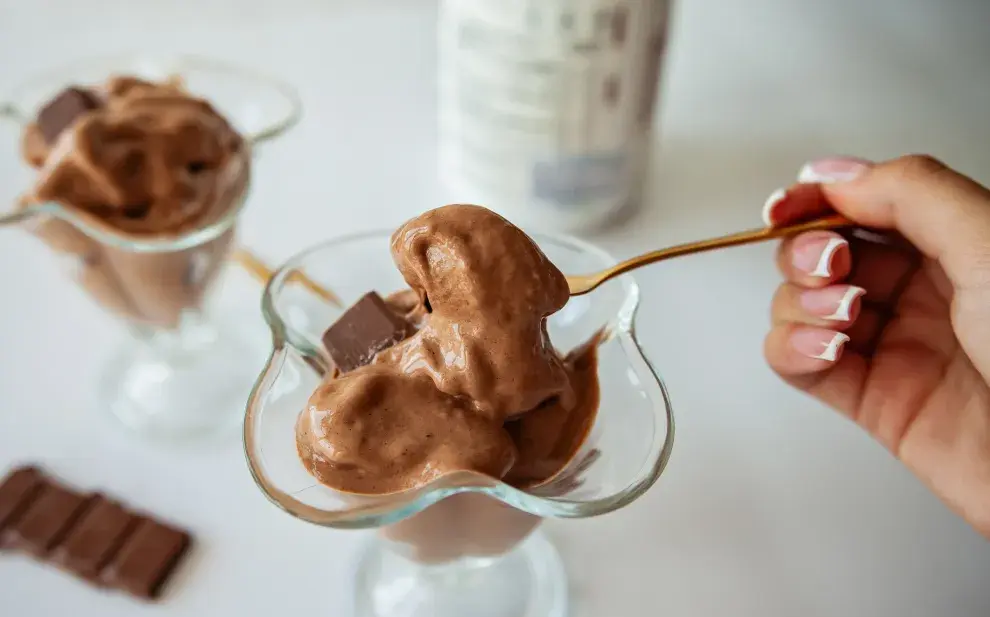 Helado cremoso de chocolate: una versión saludable, rica y fácil de hacer