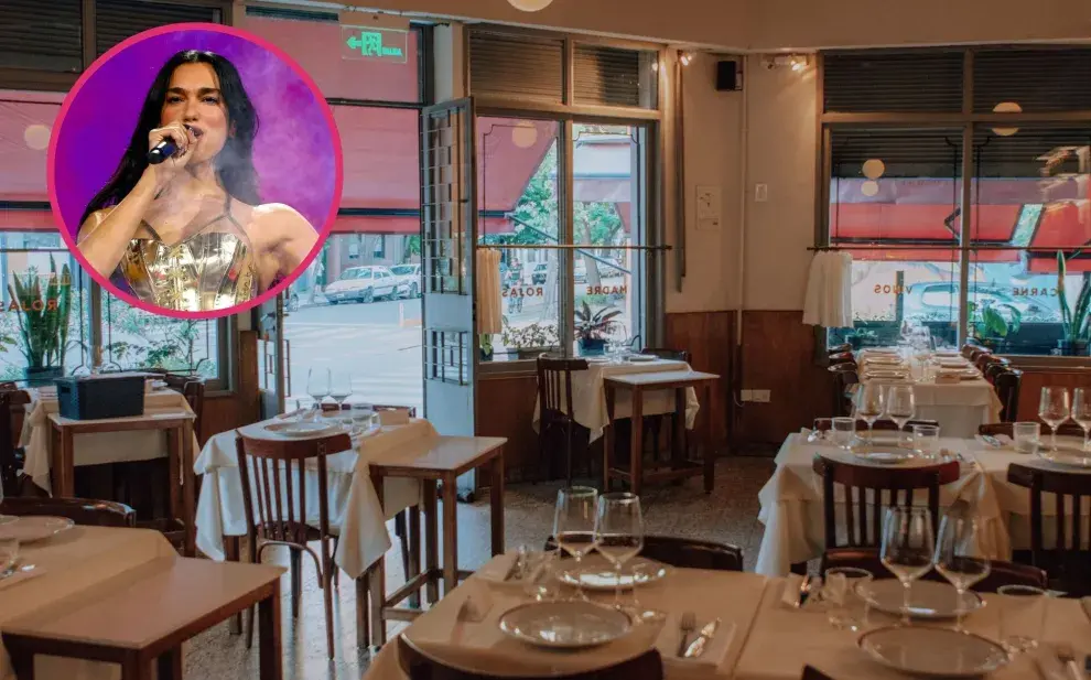 Dua Lipa en Argentina: cuánto cuesta cenar en el restaurante de Villa Crespo que eligió para comer con su familia