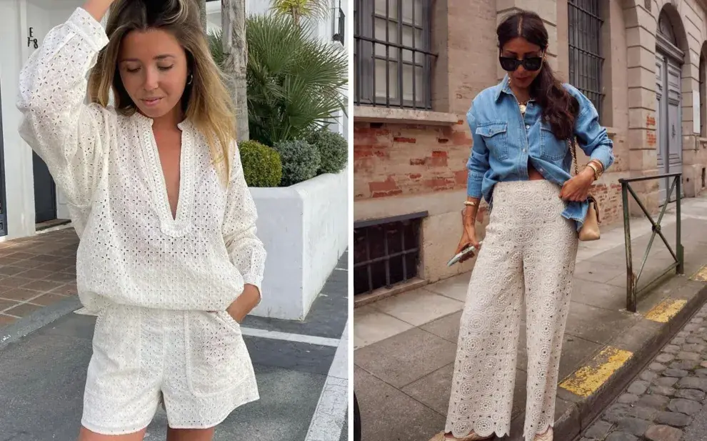 El regreso del broderie: cómo usarlo en el verano 2026