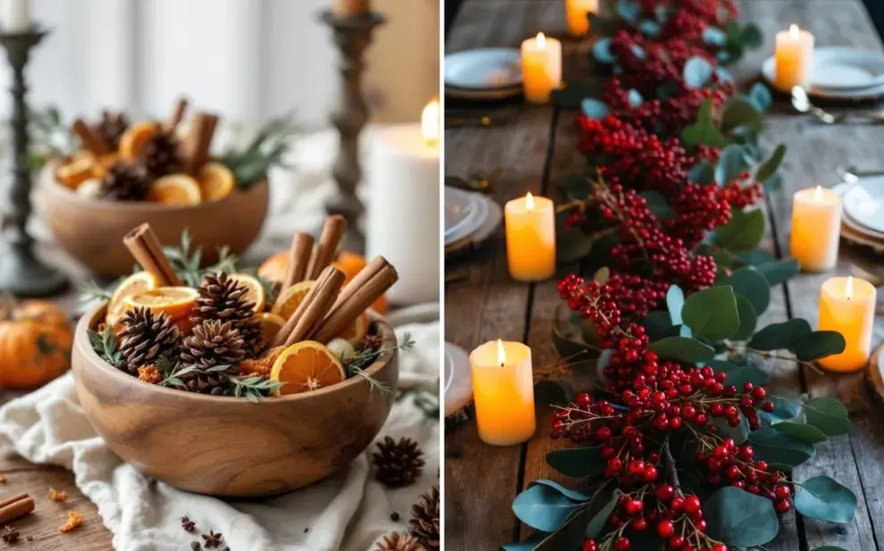 Foto de centro de mesa.