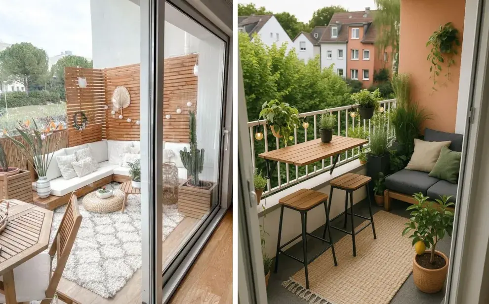 Balcones mini: las mejores ideas para aprovechar al máximo el espacio
