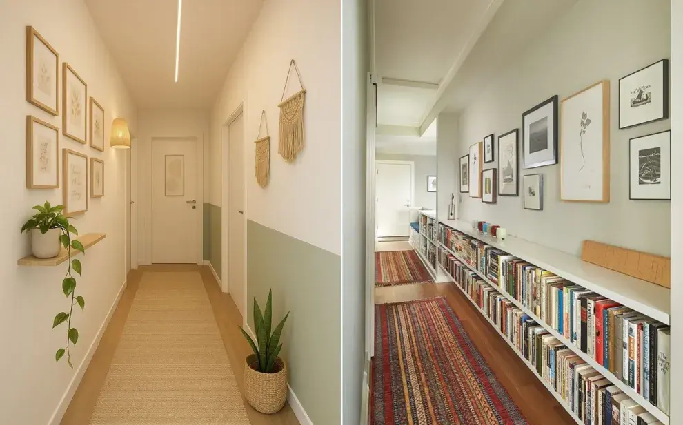 El pasillo también se decora: ideas simples para transformarlo en un espacio con estilo