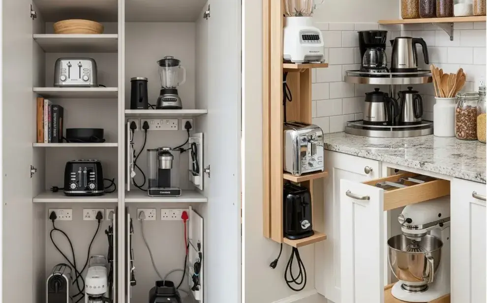 Los electrodomésticos a la vista no van más: cómo despejar la mesada sin perder funcionalidad